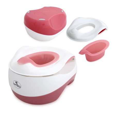 Lorelli Set "WC Transform" Potty Toilet Trainer Step Stool Pink