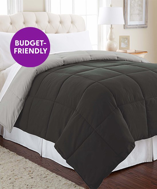 love this product Carbon & Steel-Tone Reversible Down Alternative Comforter