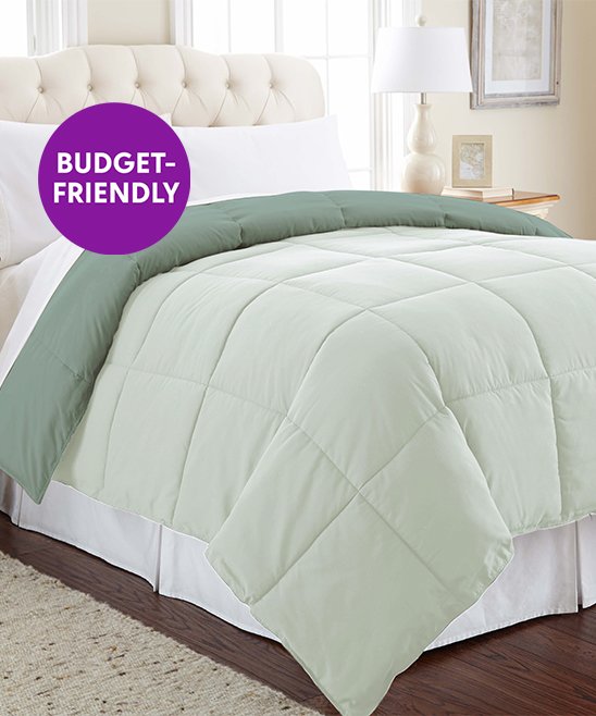 love this product Ivory & Sage Reversible Down Alternative Comforter