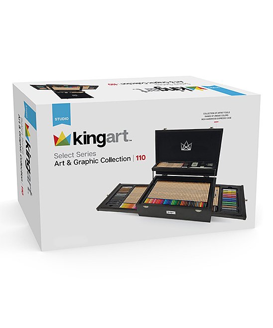 Kingart 110-Piece Art Set 79% Off!!