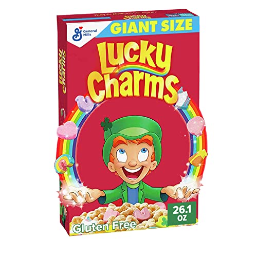 Lucky Charms, Gluten Free Marshmallow Cereal with Unicorns, 26.1 oz - Amazon