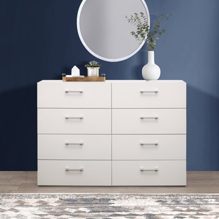 Lundy 8-Drawer Dresser, White, by Hillsdale Living Essentials