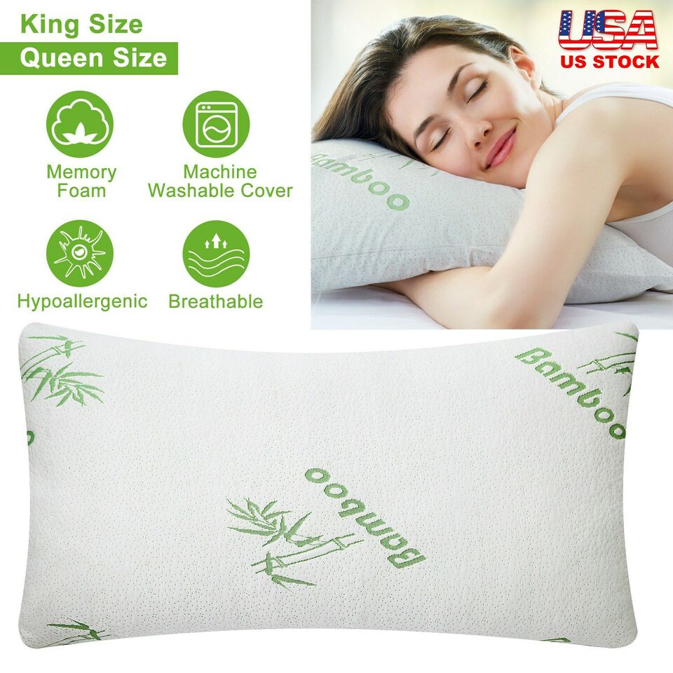 Luxury Cooling Shredded Pillow Bamboo Memory Foam Pillow For Sleeping Bed Pillow