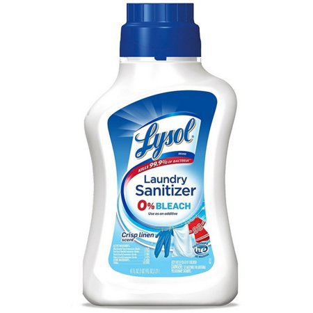 Lysol Laundry Sanitizer Additive, Crisp Linen, 41oz (Pack of 2)