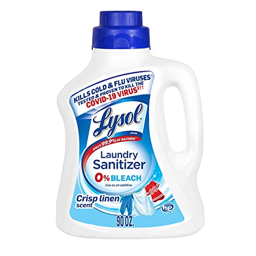Lysol Laundry Sanitizer Additive, Crisp Linen, 90oz, Packaging May Vary ON SALE!