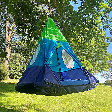 M & M Outdoor Tent Swing, 39" Platform Swing with Detachable Tent