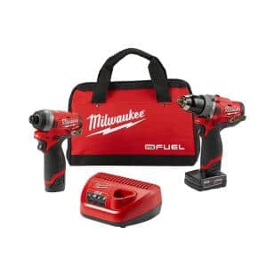 M18 FUEL 18V Lithium-Ion Brushless Cordless Hammer Drill and Impact Driver Combo Kit (2-Tool) W/ M18 5.0Ah Battery