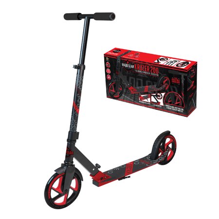 MADD GEAR - Kruzer 200 Commuter Scooter Height Adjustable Handlebar - Suits Ages 8+ - Max Rider Weight 220lbs - 3 Year Manufacturers Warranty - Worlds #1 Pro Scooter Brand