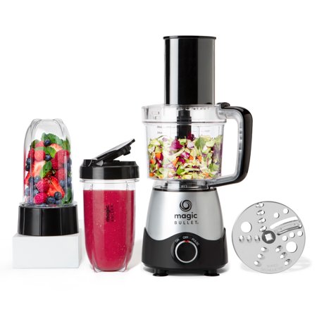 Magic Bullet Kitchen Express Personal Blender and Food Processor, Silver, MB50200