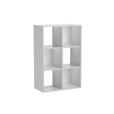 Mainstays 6 Cube Storage Organizer, White