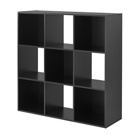 Mainstays 9-Cube Storage Organizer, Black