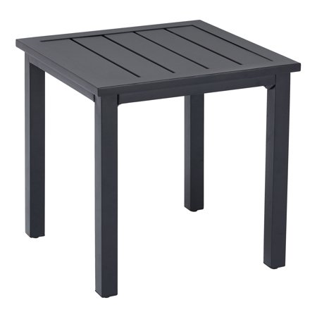 Mainstays Heritage Park 20" Square Slat Top Outdoor Patio Side Table