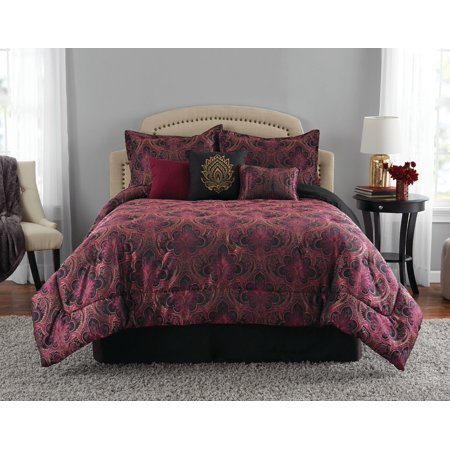 Mainstays King Morocco Comforter Set, 7 Piece