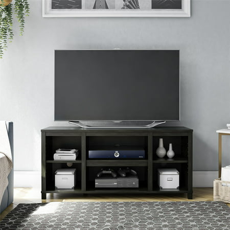Mainstays Parsons TV Stand for TVs up to 50", Black Oak On Sale At Walmart
