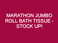 marathon jumbo roll bath tissue stock up 1308437