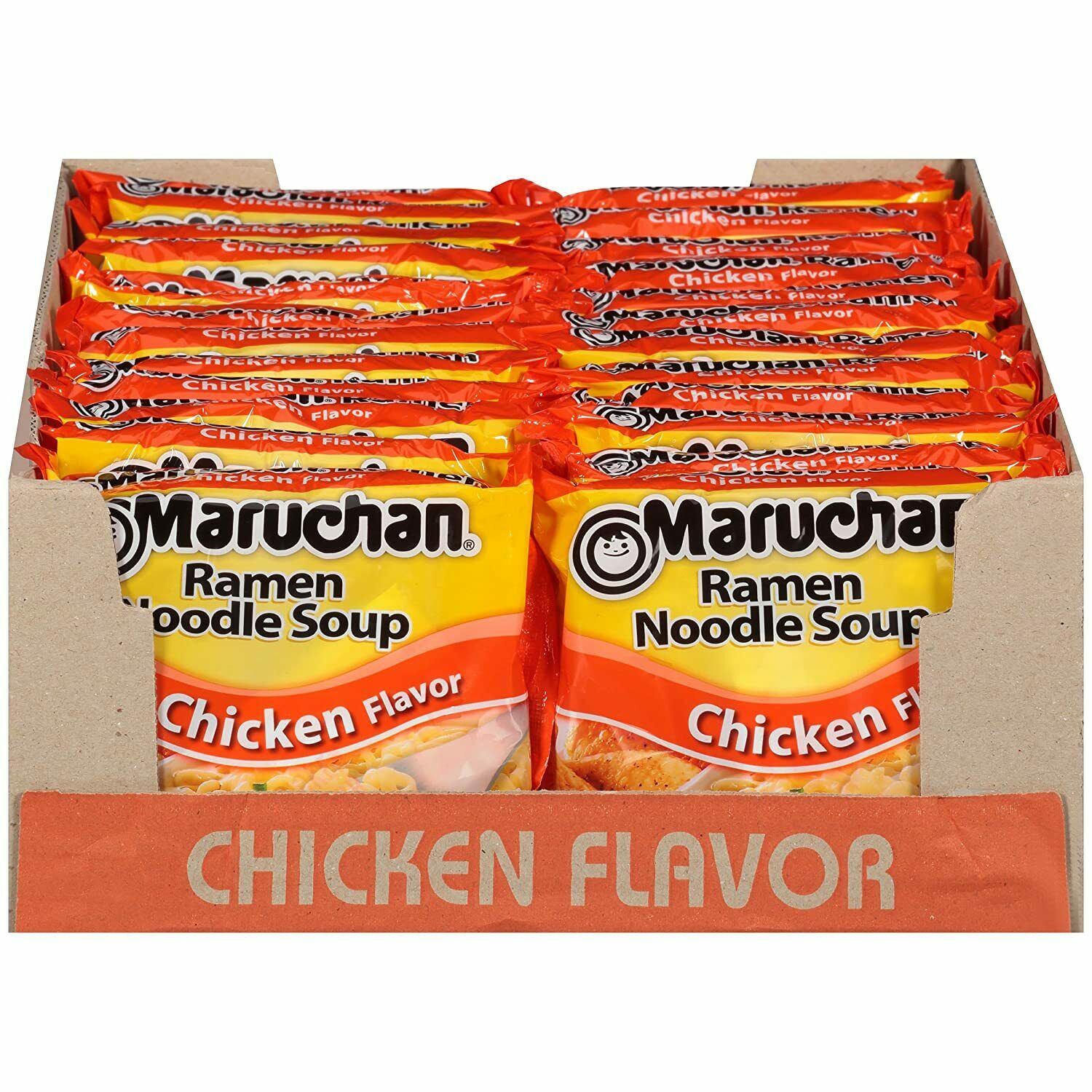Maruchan Instant Lunch Ramen Noodles Soup Cup Chicken Flavor 2.25 Oz Pack of 12