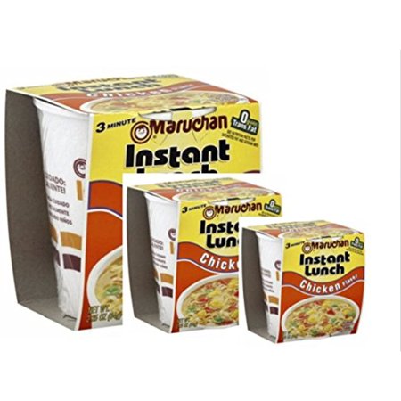 Maruchan Ramen Noodles Chicken Instant Lunch Cups 3 pack of 2.25 oz cups