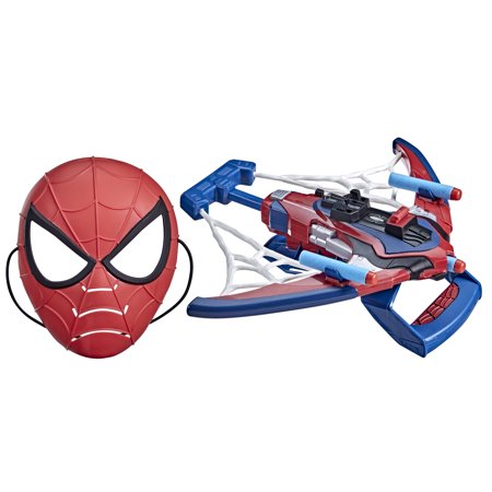 Marvel Spider-Man Spiderbolt Armor Gear Set, Spiderbolt NERF Blaster, Role Play Mask