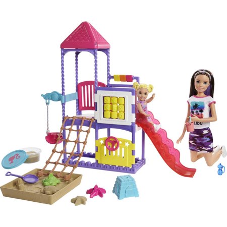 Mattel Barbie Skipper Babysitters Inc Climb Doll Playset, 13 Pieces