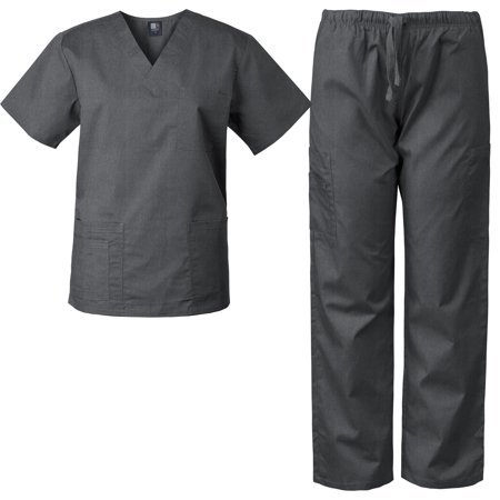 Medgear Scrubs for Men and Women Scrubs Set Medical Uniform Scrubs Top and Pants