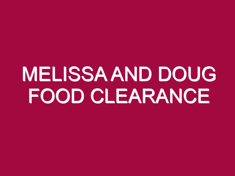 melissa and doug food clearance 1307451