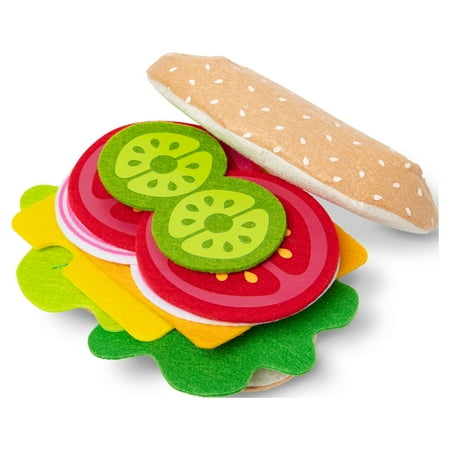 Melissa & Doug Felt Food Sandwich Play Food Set - 33 Pieces