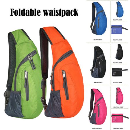 Men Chest Bag Pack Waterproof Travel Sport Cross Body Shoulder Sling Backpack