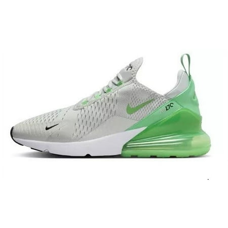 Men's Nike Air Max 270 Light Silver/Green Shock-Black (AH8050 027) - 10