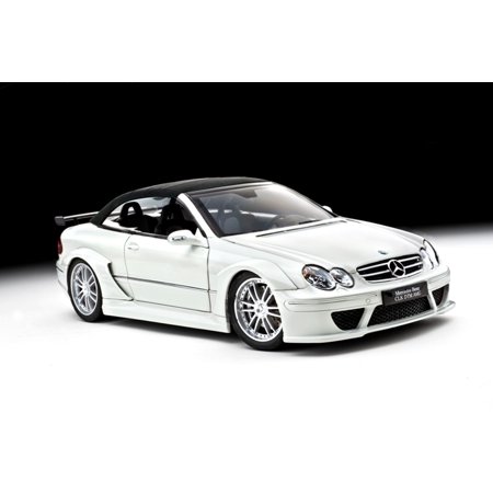 Mercedes CLK DTM AMG Convertible White 1/18 Diecast Model Car by Kyosho