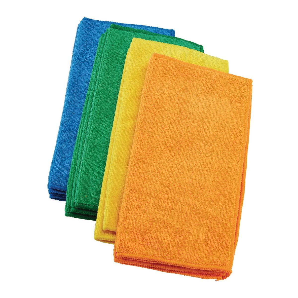 Microfiber Cleaning Cloth 12 in. x 12 in., 4 Pack