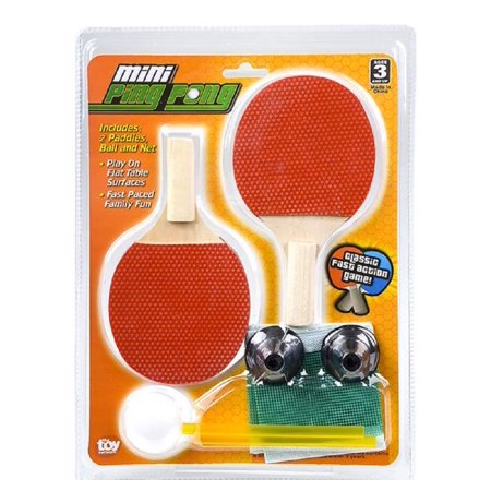 Mini 6.25" Ping Pong Set Table Top Tennis Game RINCO