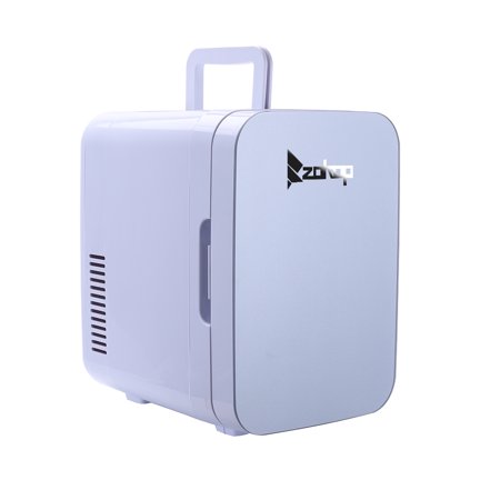 Mini Refrigerator for Car, Portable Electric Cooler & Warmer with Handle, 6 Liter / 8 Can Compact Car Fridge Cooler for Truck Driver, Road Trips, Home, Office, Dorms, AC/DC Thermoelectric System,I8718
