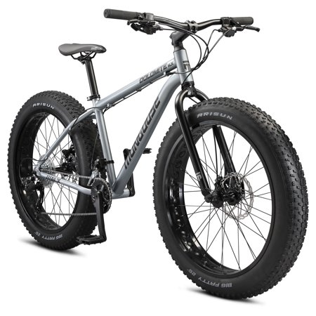 Mongoose Dolomite ALX fat tire mountain bike, 16 speeds, medium frame, grey