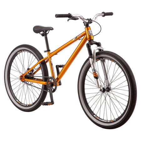 Mongoose Pt26 Dirt Jump Bike, Pump Track, Single Speed, 26 In. Wheels, Copper
