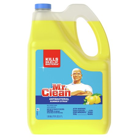 Mr. Clean Antibacterial Multi-Surface Cleaner, Summer Citrus, 175 oz.