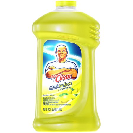 Mr. Clean Antibacterial Multi-Surface Cleaner, Summer Citrus 40 oz (Pack of 2)