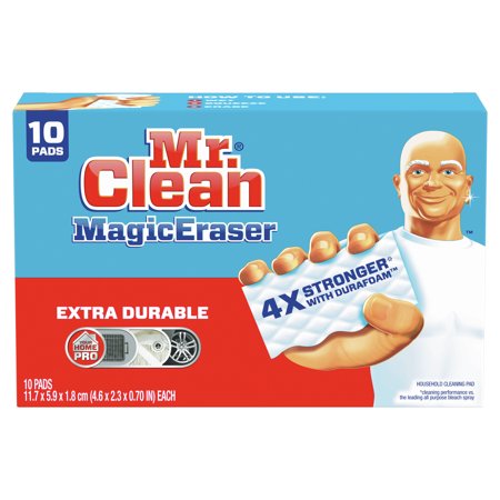 Mr. Clean Magic Eraser Extra Durable Cleaning Pads with Durafoam, 10 Ct