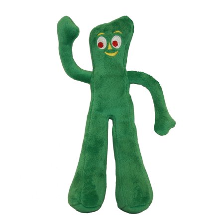 Multipet Original Gumby Plush Dog Toy, Green