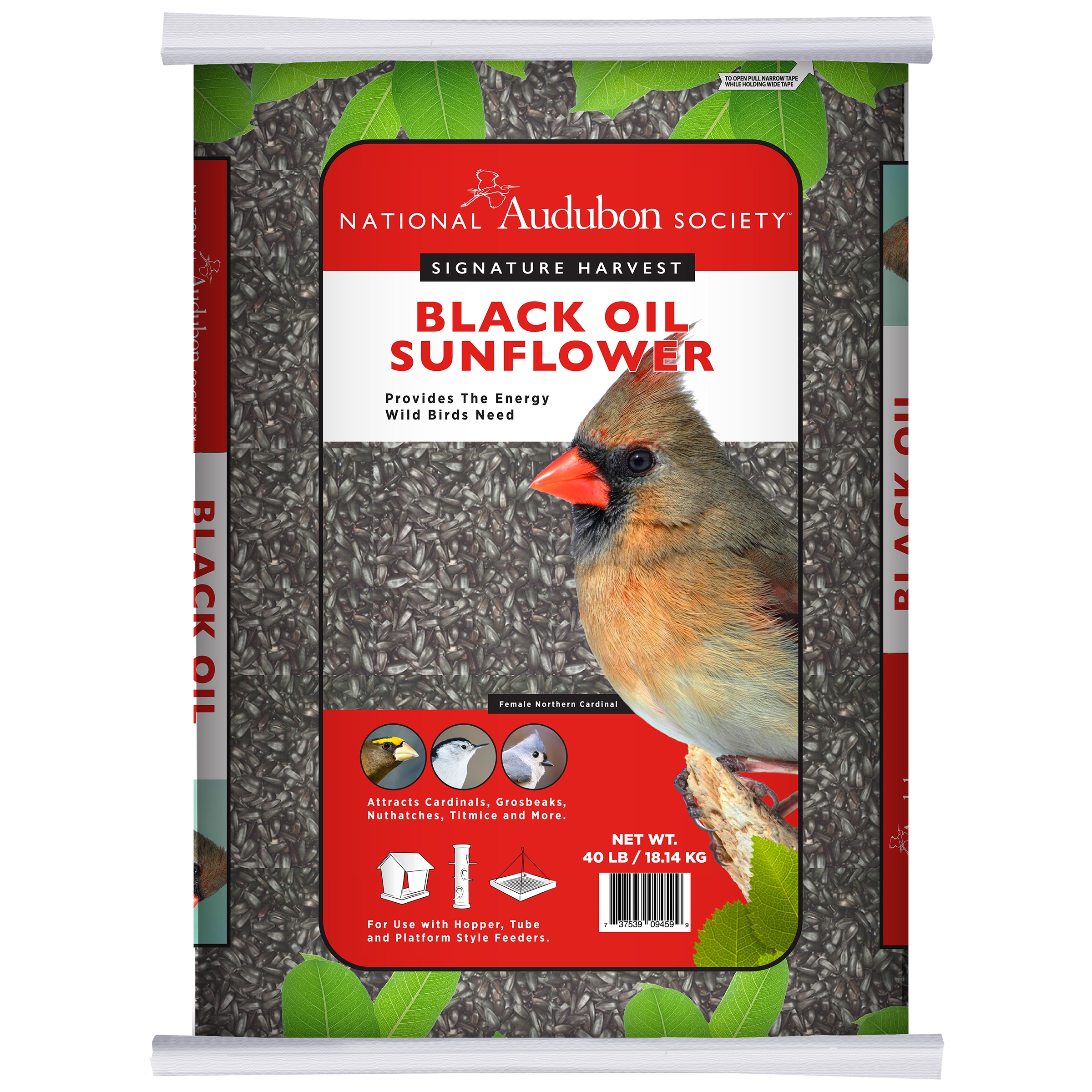 National Audubon Society 40-lb Black Oil Sunflower Seed Bird Seed