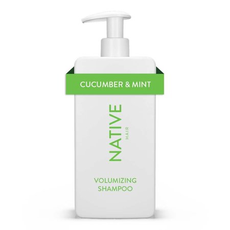 Native Volumizing Shampoo, Cucumber & Mint, Sulfate & Paraben Free, 16.5 oz - WALMART