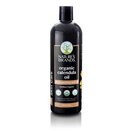 Nature's Brands Herbal Choice Mari Organic Calendula Oil; 16floz BPA-Free Plastic