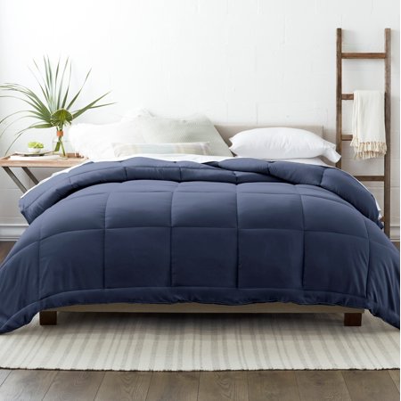 Navy All Season Alternative Down Comforter, Twin/Twin XL, by Noble Linens