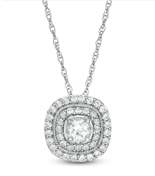 Zales Deal! Lab-Created White Sapphire Necklace JUST $19.99! REG $99