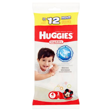 New 820253 Huggies Diapers 4 3Ct Snug Dry (16-Pack) Diapers Cheap Wholesale Discount Bulk Baby Products Diapers X Others