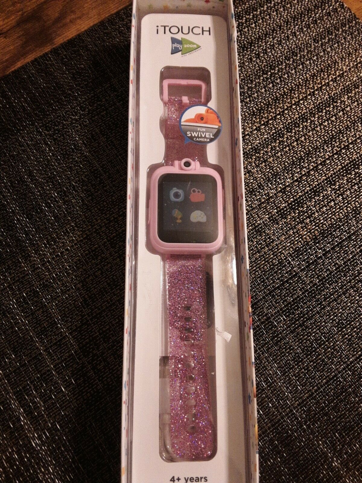 NEW- iTouch Playzoom Kids Smart watch PINK glitter- touch screen