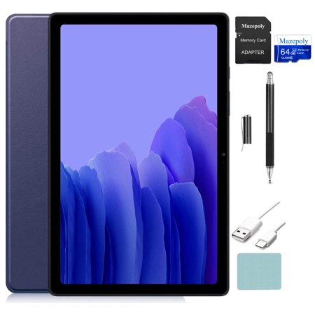 New Samsung Galaxy Tab A7 10.4-inch (2000x1200) Display Wi-Fi Only Tablet, Snapdragon 662, 3GB RAM, Bluetooth, Dolby Atmos Audio, 7040mAh Battery, Android 10 OS with Mazepoly Accessories (32GB, Gray)