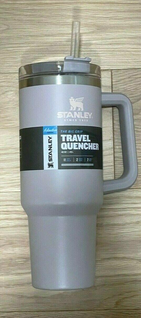 NEW STANLEY ADVENTURE QUENCHER 40 OZ TRAVEL TUMBLER ABALONE STRAW CUP 40OZ