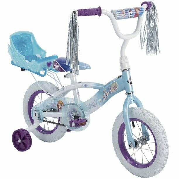 **NIB** Disney Frozen 12" Girls Bike with Doll Carrier by Huffy