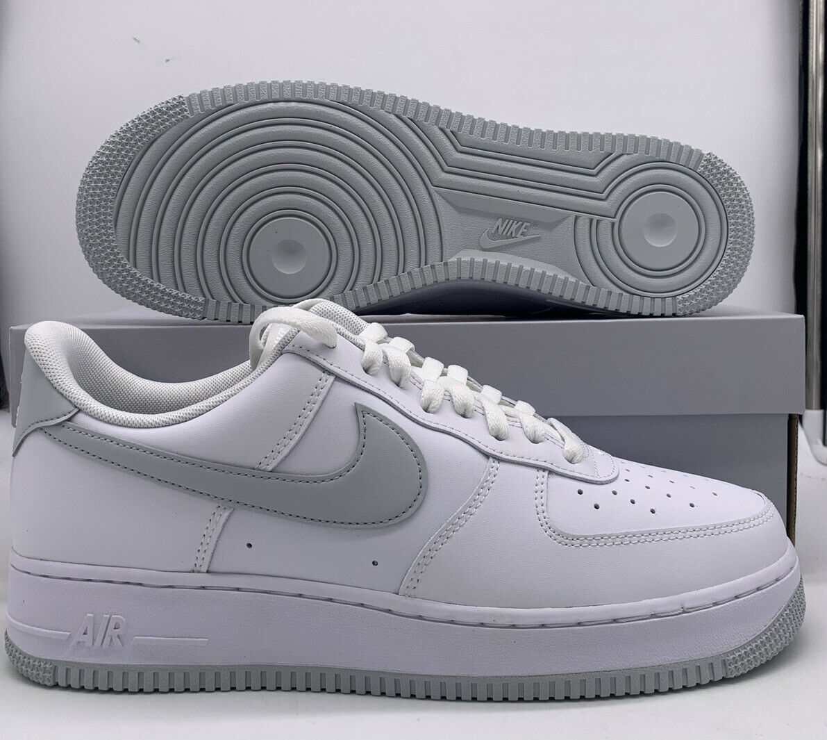 Nike Air Force 1 '07 Shoes White Pure Platinum DC2911-100 Mens Size