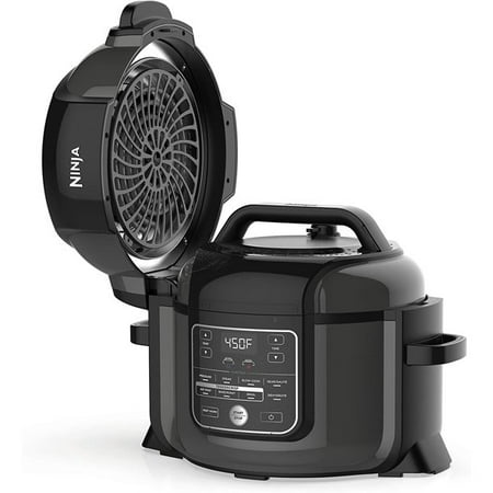Ninja OP350 Foodi Electric Multi-Cooker Pressure Cooker and Air Fryer (Black) - Certified Refurbished